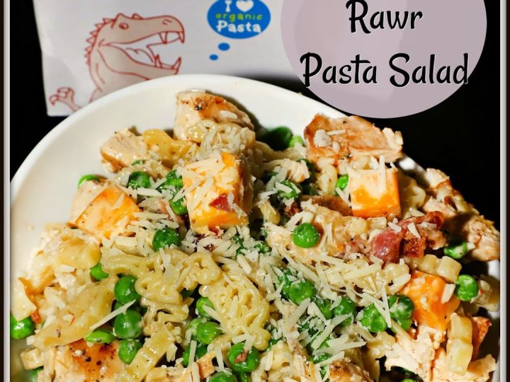 Dinosaur Rawr Pasta Salad