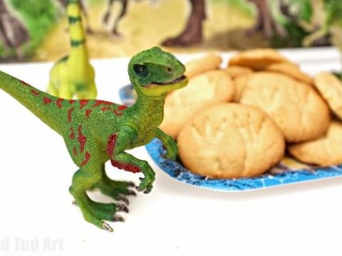 Dinosaur Fossil Cookies