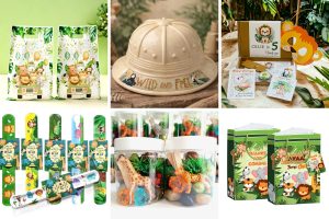 colalge of afari themed party favor ideas from etsy