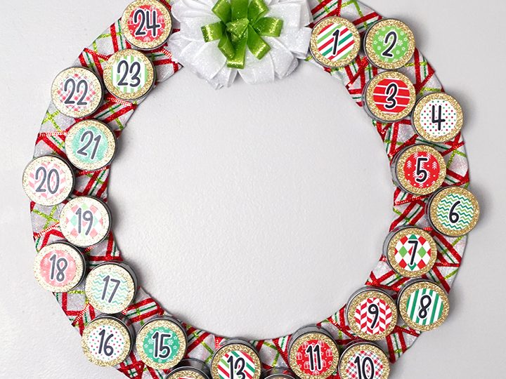 Magnetic Advent Calendar Wreath