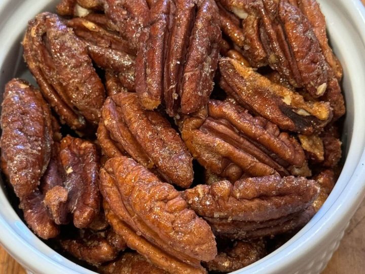 Pumpkin Spice Candied Pecans