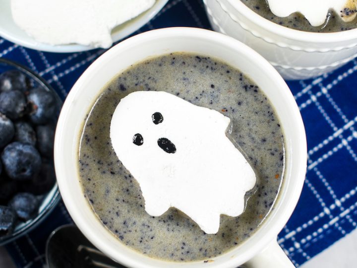 “Boo Berry” Halloween Hot Chocolate