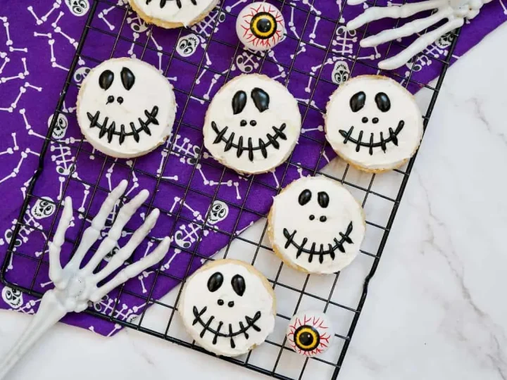 Jack Skellington Nightmare Before Christmas Cookies