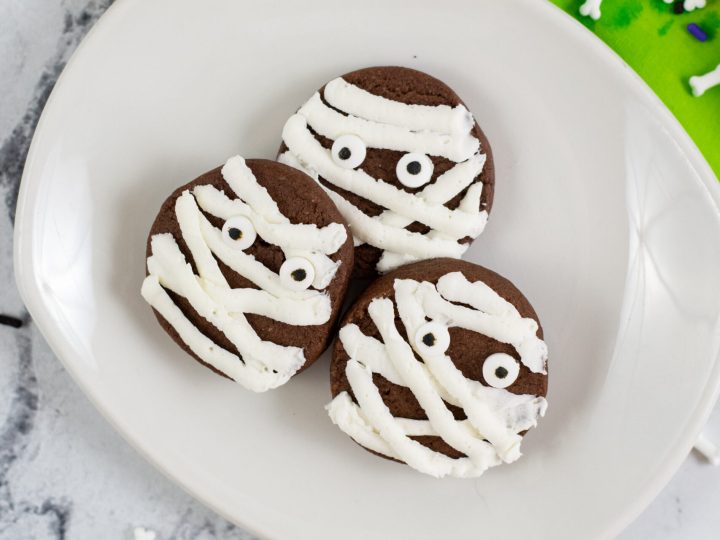 Chocolate Mummy Cookies