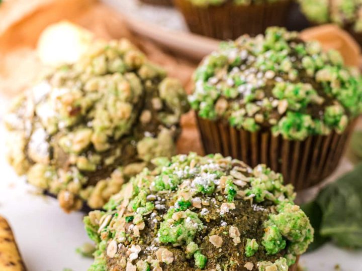 Moldy Banana Halloween Muffins