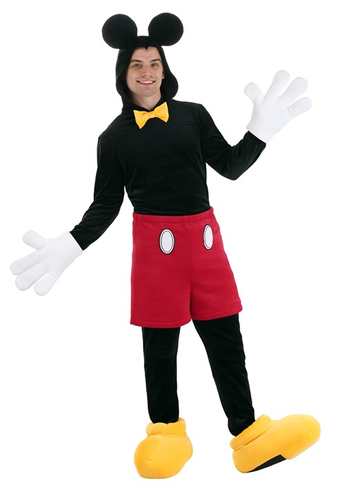 Deluxe Disney Mickey Mouse Costume for Adults - halloweencostumes.com