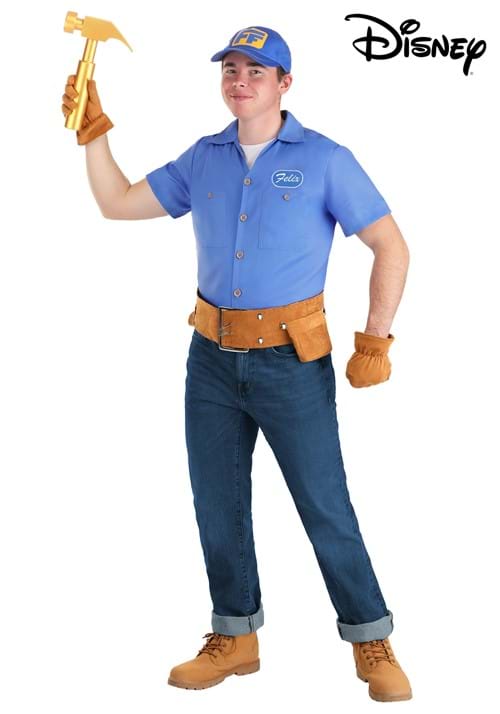 Men's Disney Wreck It Ralph Fix It Felix Costume - halloweencostumes.com