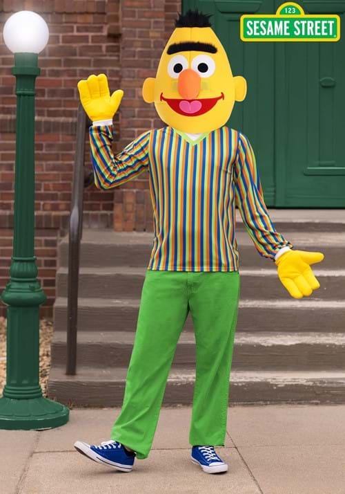 Sesame Street Bert Costume for Adults - halloweencostumes.com