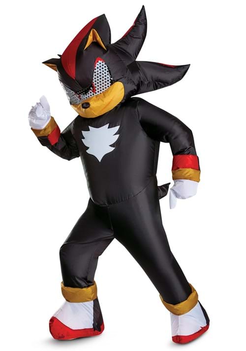 Inflatable Sonic the Hedgehog Adult Shadow Costume - halloweencostumes.com