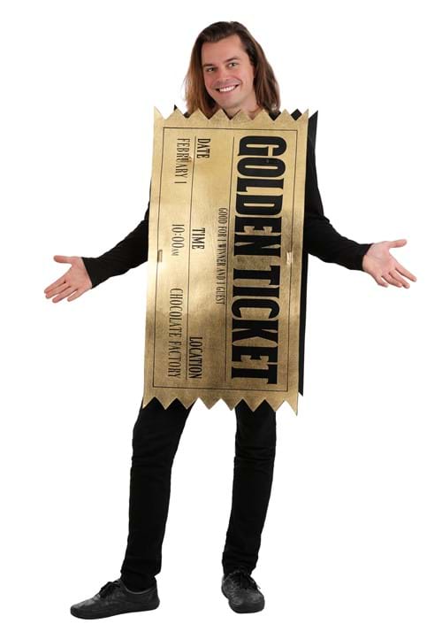 Adult Winning Golden Ticket Costume - halloweencostumes.com