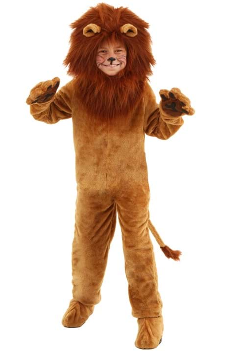 Deluxe Lion Costume for Kids - halloweencostumes.com