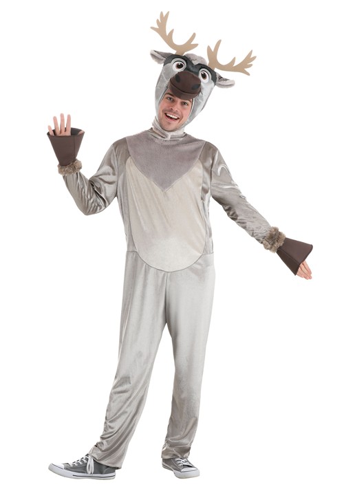 Adult Disney Frozen Sven Costume - halloweencostumes.com