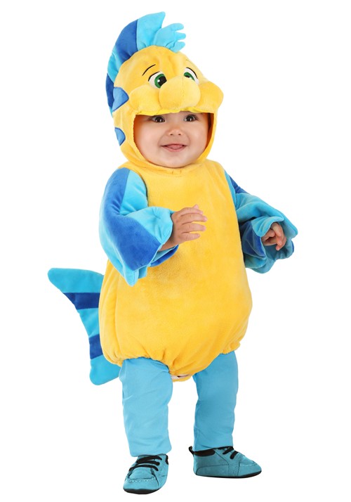 Disney Plush Flounder Costume for Infants - halloweencostumes.com