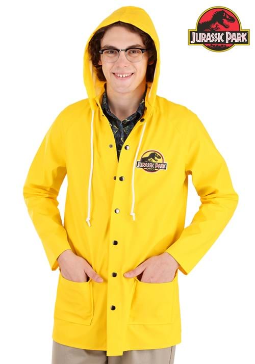 Jurassic Park Yellow Costume Raincoat for Adults - halloweencostumes.com