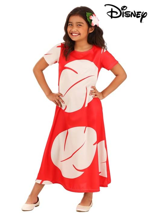 Girl's Deluxe Disney Lilo Costume Dress - halloweencostumes.com