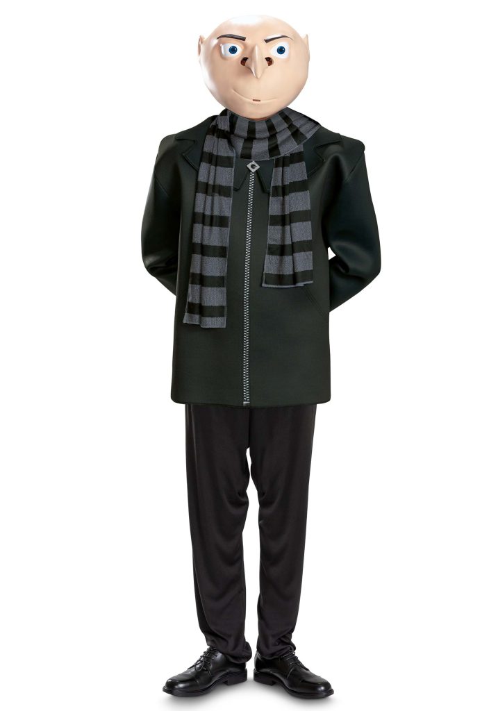 Men's Plus Size Deluxe Despicable Me Gru Costume - halloweencostumes.com