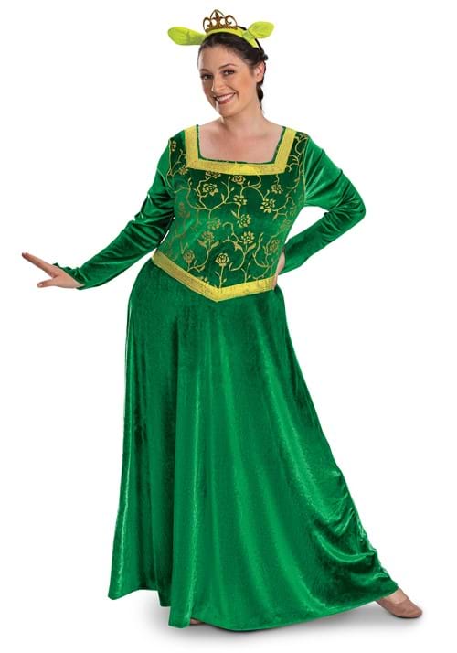 Women's Deluxe Shrek Fiona Costume Dress - halloweencostumes.com