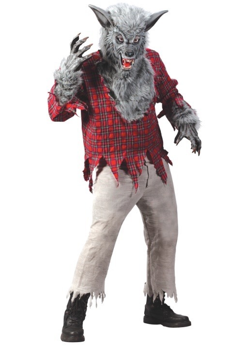 Silver Werewolf Men's Costume - halloweencostumes.com