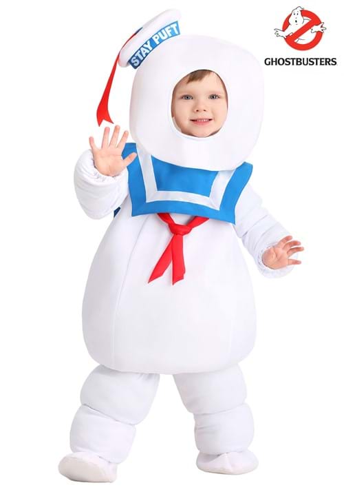 Ghostbusters Toddler Stay Puft Costume - halloweencostumes.com