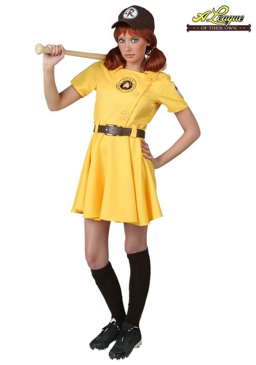 Women's A League of Their Own Baseball Uniform Kit Costume - halloweencostumes.com