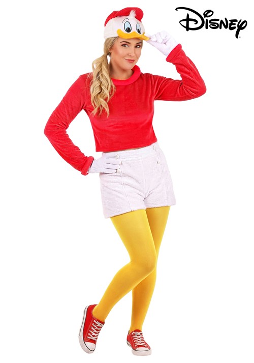 Women's Disney DuckTales Huey Duck Costume - halloweencostumes.com