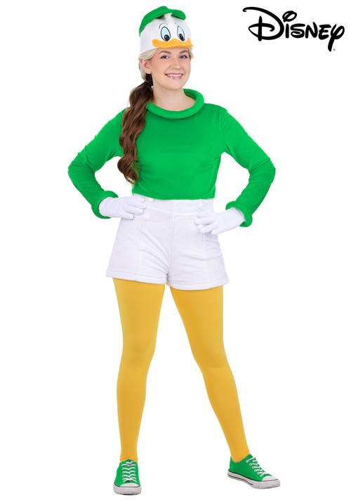 Women's Disney DuckTales Louie Duck Costume - halloweencostumes.com