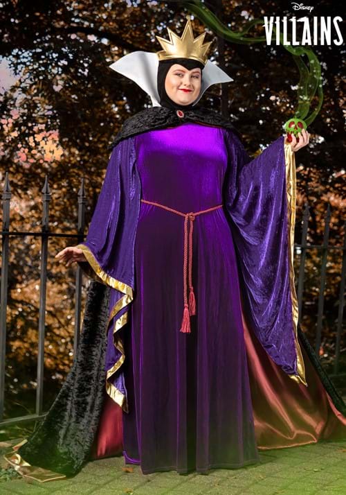 Women's Disney Snow White Plus Size Evil Queen Costume - halloweencostumes.com