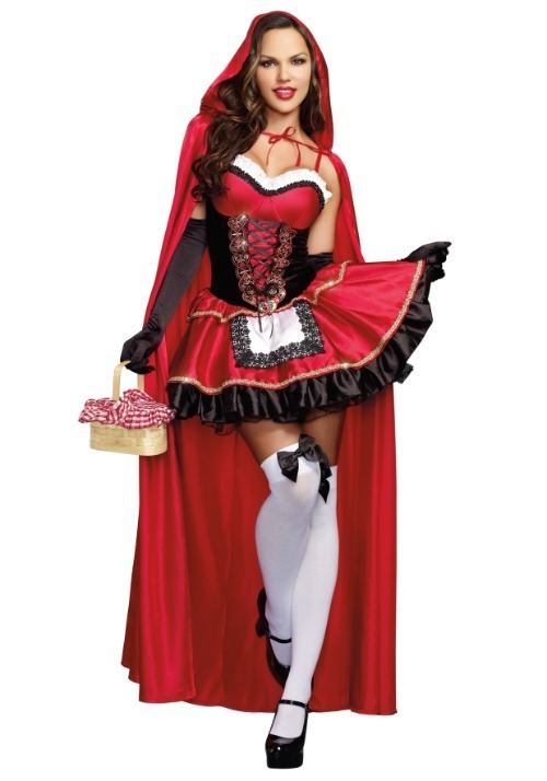 Women's Little Red Costume - halloweencostumes.com